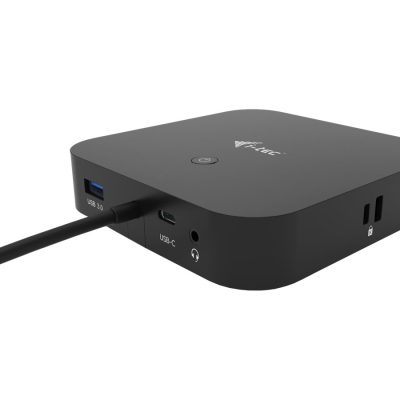 i-Tec - Station d'accueil - USB-C 3.1 Gen 2 / Thunderbolt 3 - HDMI, DP - GigE - 112 Watt - avec chargeur universel i-Tec 112 W - Europe